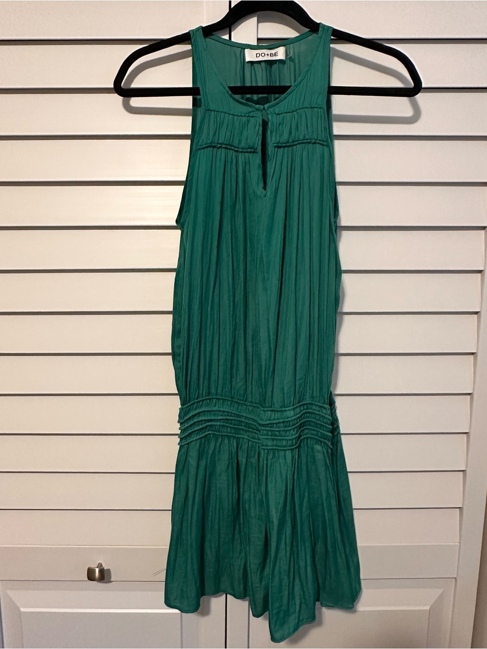 DO+BE Emerald Green Sleeveless Mini Dress